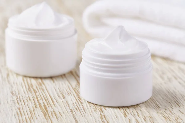 Crema Cosmética Herbal Curativa Producto Higiénico Para Cuidado Piel Mascarilla — Foto de Stock