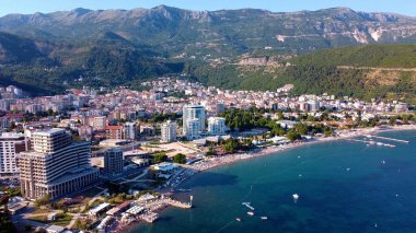 Budva Eski Kasabası. Hava fotoğrafçılığı