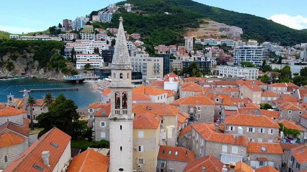 Budva Eski Kasabası. Hava fotoğrafçılığı