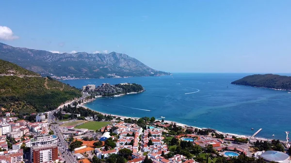 Budva Eski Kasabası. Hava fotoğrafçılığı