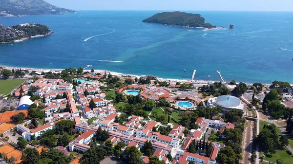 Budva Eski Kasabası. Hava fotoğrafçılığı