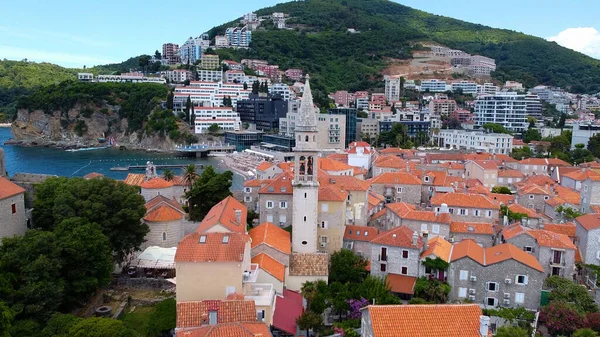 Budva Eski Kasabası. Hava fotoğrafçılığı