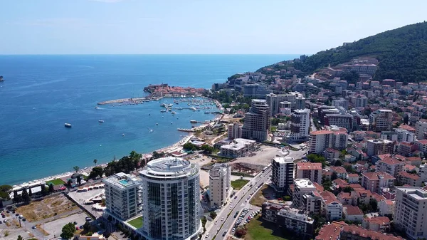 Budva Eski Kasabası. Hava fotoğrafçılığı