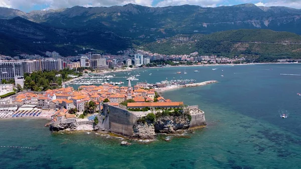 Budva Eski Kasabası. Hava fotoğrafçılığı