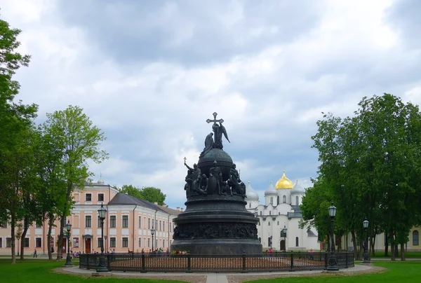 Пам'ятник тисячоліття Росії — стокове фото