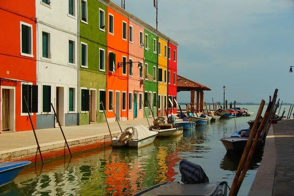 Burano island in Veneto — Stock Photo, Image