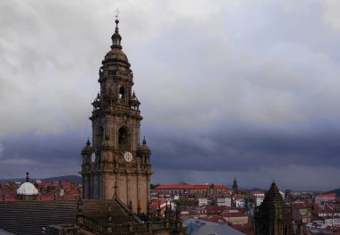 Santiago de Compostela kasvetli akşam