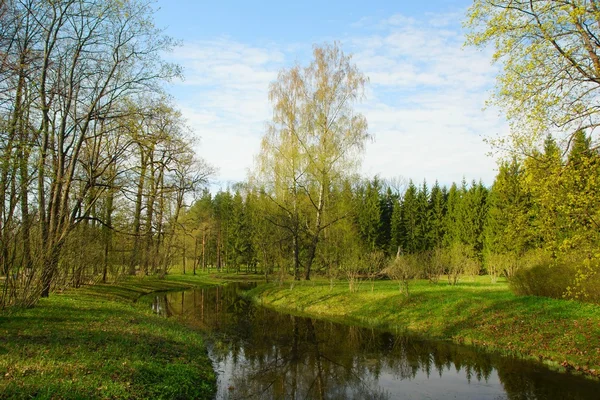 Parque Catherine em Tsarskoye Selo — Fotografia de Stock