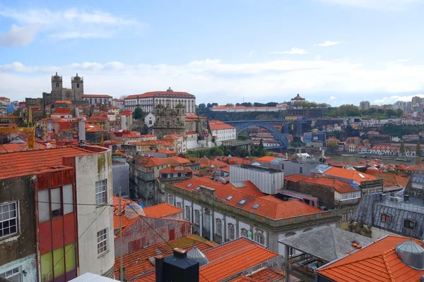 Sera sulla città di Porto — Foto Stock