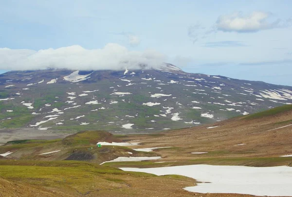 Καταπληκτικά Τοπία Στη Των Αρκούδων Των Ηφαιστείων Και Των Βουνών — Φωτογραφία Αρχείου