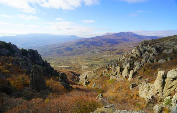 Ruhige Novembervormittage Und Eine Faszinierende Wanderung Schöner Natur — Stockfoto