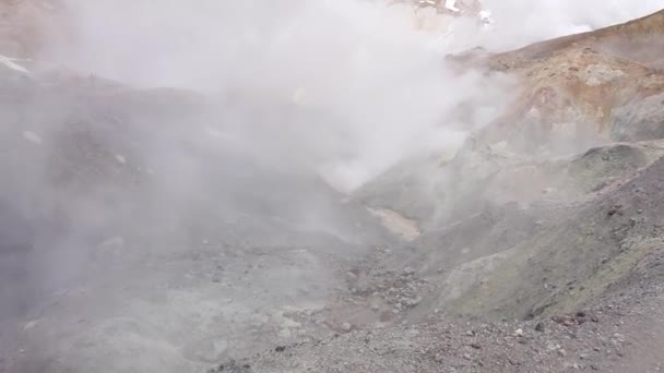 Ένα Συναρπαστικό Ταξίδι Στη Χώρα Των Θερμοπίδακες Και Ηφαίστεια Στη — Αρχείο Βίντεο