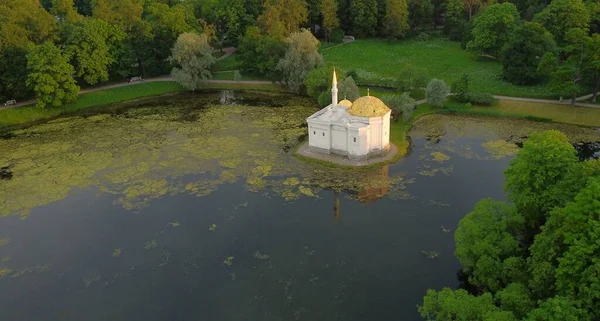 Evening Walk Catherine Park Bird Eye View Turkish Bath Pavilion — Stock Photo, Image