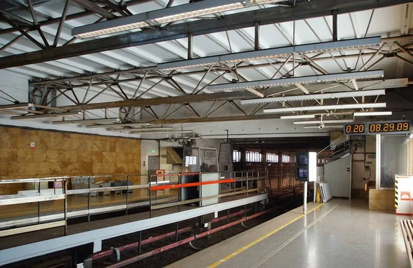 Fragmento Del Interior Estación Metro Kupchino — Foto de Stock