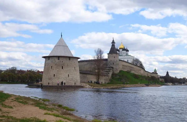 Een Monument Van Geschiedenis Architectuur Pskov Kremlin — Stockfoto