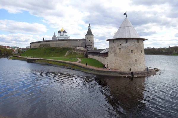 Een Monument Van Geschiedenis Architectuur Pskov Kremlin — Stockfoto