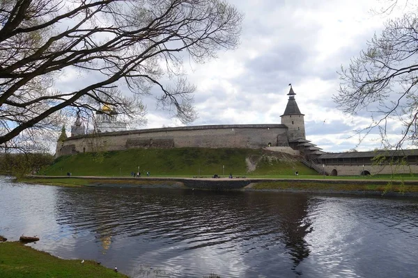 Monumento História Arquitetura Pskov Kremlin — Fotografia de Stock