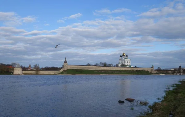 Μνημείο Ιστορίας Και Αρχιτεκτονικής Pskov Kremlin — Φωτογραφία Αρχείου