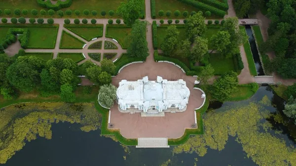 Wandel Catherine Park Een Vogelperspectief Grotto Paviljoen — Stockfoto