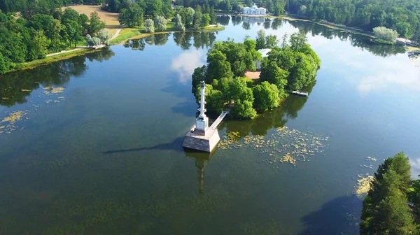 Catherine Park Och Fågelperspektiv Big Pond — Stockfoto