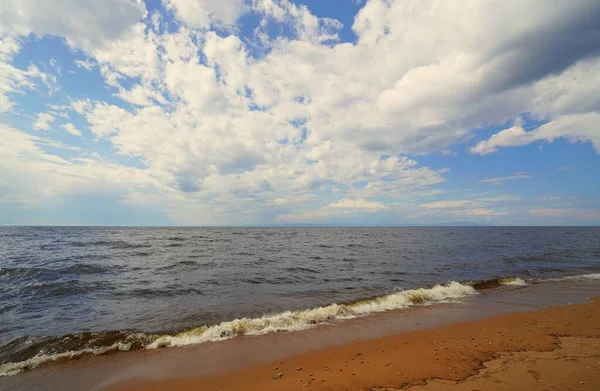 Summer Calm Morning Shore Lake Baikal — Stock Photo, Image