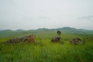 Cengiz Han Platosu 'nun manzarası.