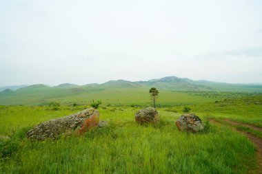 Cengiz Han Platosu 'nun manzarası.