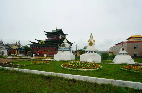 Das Wichtigste Buddhistische Kloster Russland Ivolginsky Datsan — Stockfoto