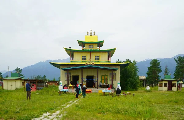 Día Verano Sombrío Kurumkansky Datsan —  Fotos de Stock