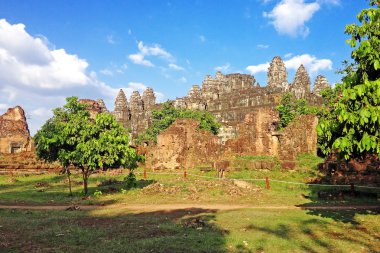 Phnom bakheng Tapınağı, Angkor, Siem reap, Kamboçya.