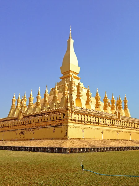 Wat Pha-That Luang (Национальный храм Лаоса), Вьентьян, Лаос . — стоковое фото