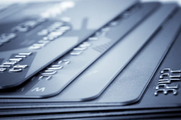 Contexto financeiro-cartão de crédito — Fotografia de Stock