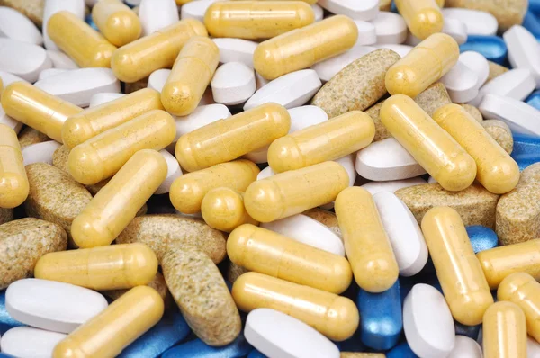 Vários tipos de comprimidos — Fotografia de Stock