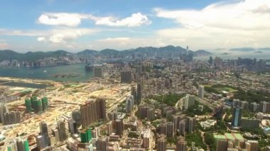 Hong Kong, Kowloon manzarası havadan görünümü