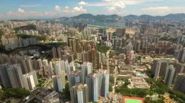 Hong Kong, Kowloon manzarası havadan görünümü