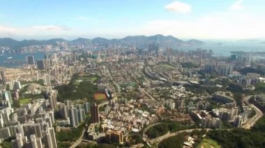 Hong Kong, Kowloon manzarası havadan görünümü
