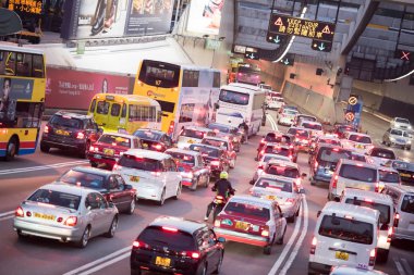 trafik sıkışıklığı hong Kong