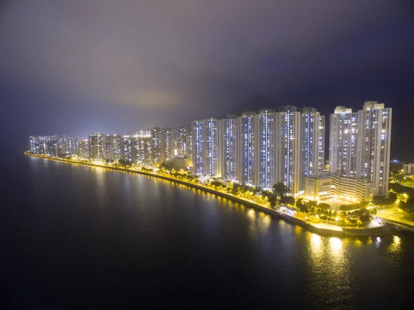 Hong Kong で沙田を空撮 — ストック写真