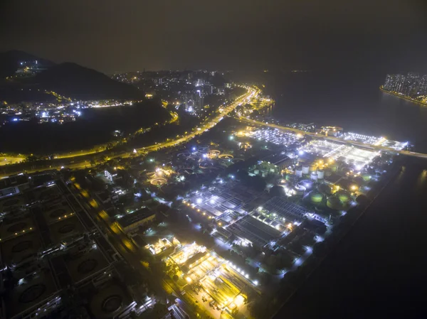 Hong Kong で沙田を空撮 — ストック写真