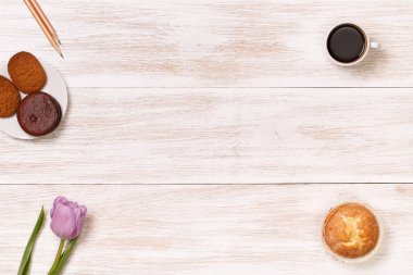 Banner şablon düzeni mockup kadın günü için