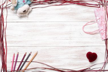 Sevgililer günü için çerçeve