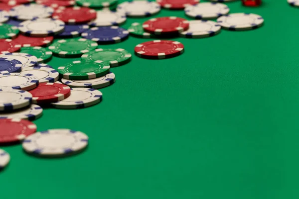 Casino poker fişleri — Stok fotoğraf