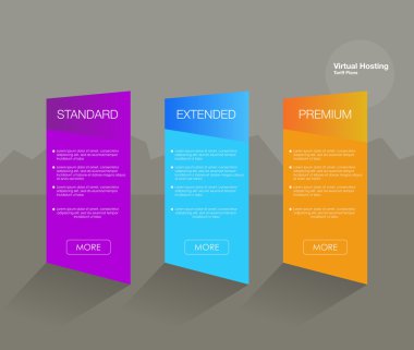 Fiyat listesi, üç tarifeler