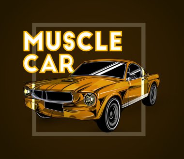 Renkli eski okul araba