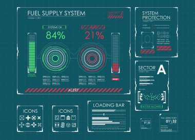 fütüristik kullanıcı arabirimi hud