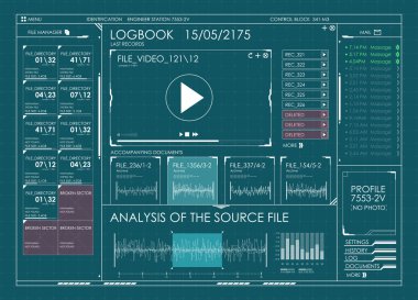 fütüristik kullanıcı arabirimi hud
