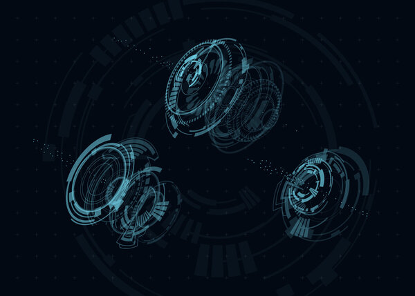 HUD UI for business app.