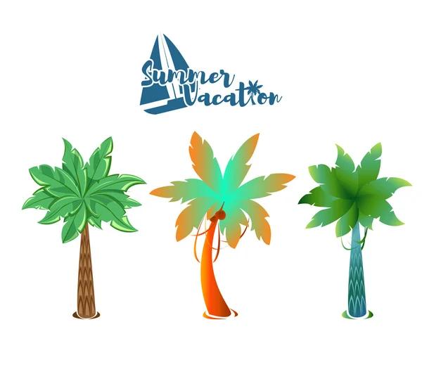 Абстрактные пальмы — стоковый вектор
