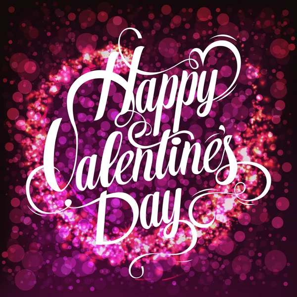 Sevgililer günü poster yazı ile