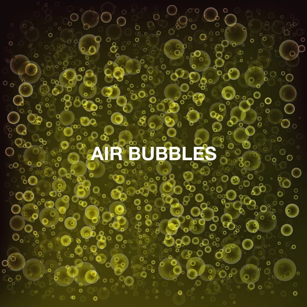 Abstract yellow bubbles — 스톡 벡터